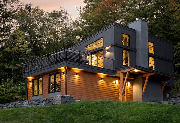 Mid Century Ski Chalet Makeover - Vermont Residential Architecture