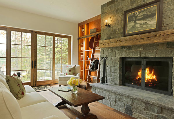 Traditional Scottish Stone Cottage Interior - Vermont Residential Architecture
