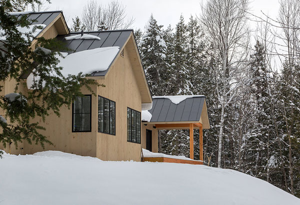 Compact Mountain Modern - New Construction - Vermont Residential Architecture